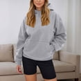 thumbnail image 5 of Women Oversized Yahweh Graphic Hoodie Christian Faith Pullover Heavyweight Streetwear Sweatshirt, 5 of 6