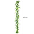 thumbnail image 3 of Prime SHISHIan 1Packs Garlands Greenery Garlands Fake Vines Total 5.91Ft Faux Hanging Plants For Wedding Table Arch Wall Party Home Bedroom Decor，，Christmas Decorations，Fall Decorations For Home，, 3 of 9