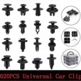 thumbnail image 2 of 620x Car Push Pin Rivet Trim Clips Plastic Panel Fasteners Interior Fixing Tools, Multicolor--, 2 of 3
