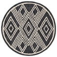 thumbnail image 4 of SAFAVIEH Micro-Loop Glenda Geometric Aztec Wool Runner Rug, Charcoal/Ivory, 2'6" x 9', 4 of 10