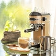 thumbnail image 6 of Mixpresso Professional Espresso Machine for Home 15 Bar with Milk Frother Steam Wand, Espresso Maker with Double-Cup Splitter 1450w Fast Heating, Cappuccino and Latte machine 37Oz Water Tank, 6 of 8