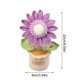 thumbnail image 2 of Decoración del hogar, decoración de habitaciones, decoración de paredes, flores grandes de ganchillo en maceta, girasol artificial, decoración de flores tejidas para el tablero del automóvil, decoraci, 2 of 5
