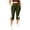 Army Green, variant on Capri Leggings for Women High Waist Workout Capris Bow Decorated Pants Workout Trousers with Pockets
