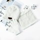 thumbnail image 3 of HINDAWI Gorro de invierno, bufanda, guantes para mujer, gorro de punto de nieve, bufanda infinita, manoplas con pantalla táctil, 3 of 5