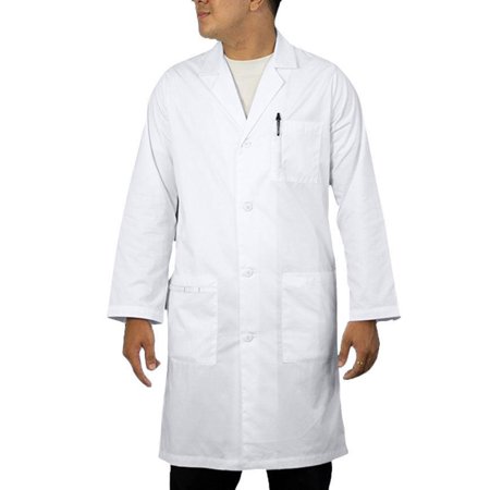Panda Uniform by HeedFit Unisex 40" Medical Lab Coat – M White