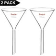 thumbnail image 3 of StonyLab Borosilicate Glass Heavy Wall Funnel, 100ml Capacity, Short Stem, 100mm Diameter, 2-Pack, 3 of 8