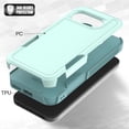 thumbnail image 2 of Decase for Google Pixel 9A Case, Shockproof Heavy Duty Hybrid Protection Hard PC Shell Flexible TPU Bumper, Military Grade Drop Proof Durable Protective Case with Screen Protector,Mint, 2 of 4