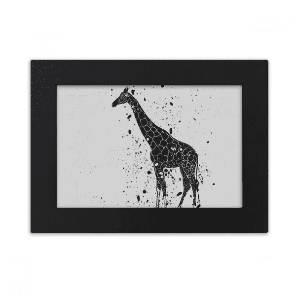 Giraffe Cartoon Animal Grey Desktop Photo Frame Ornaments Picture Art