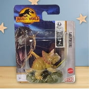 Jurassic World Triceratops (2020) Mattel Micro Collection Mini Figure