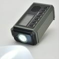 thumbnail image 2 of Solar Hand Crank AM FM SW NOAA Weather Radio 4 Ways Powered 10000MAh Multifunction Radio Torch SOS Alarm Power Bank, 2 of 5