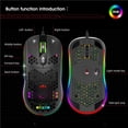 thumbnail image 4 of Ratón Con Cable Rgb Ratón Luminoso Para Juegos Con 6 Botones Puede Apagar Las Luces Adecuado Para Computadoras Juegos Oficinas Scienceny EL011179-00, 4 of 5