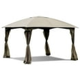 thumbnail image 2 of Gymax 11.5FT Patio Gazebo Canopy Tent Wedding Party Shelter Awning Mosquito Netting, 2 of 10