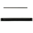thumbnail image 6 of Modern Ember Modern Rustic 60 Inch Wood Mantel Shelf in Charcoal Black Stowe, Sand Groove Pattern, 6 of 8