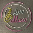 thumbnail image 5 of Handmadetneonsign Live Music Neon Sign, Live Music Band Wall Art Decor, Music Studio Music Fan Club Wall Decor, 5 of 5