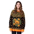 thumbnail image 1 of Pumpkin Patch Ugly Halloween Adult Sweater, 1 of 5