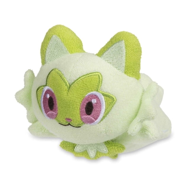 Peluche Pokémon Sprigatito Comfy Cuddlers suave y lavable