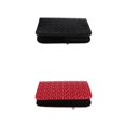 thumbnail image 1 of Estuche de Almacenamiento de Tijeras de Cuero Profesional Sunnimix 2 Piezas Rojo + Negro, 1 of 8