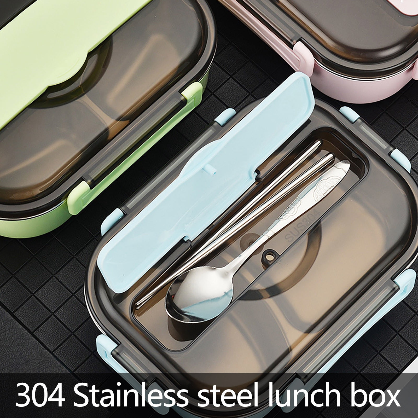 Clearance! Bento Box & Adults | RuWeoMaa 304 Stainless Steel Insulated Lunch Box with Removable Compartments, Leak-Proof Snack Containers for Travel & Meal Prep