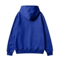 thumbnail image 3 of Boyscolos Men's Zip Up Hoodie Trendy Long Sleeve Slim Fit Sweatshirt Drawstring Gym Athletic Hooded Jacket with Pocket Royal Blue 2XL, 3 of 6