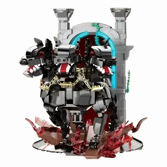 GZBrick Three-Headed Dog Building Sets Compatible with Lego Animal Harry Potter for Adults Boys