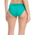 thumbnail image 2 of La Blanca womens  Shirred Band Hipster Bikini Bottom, 12, Green, 2 of 3