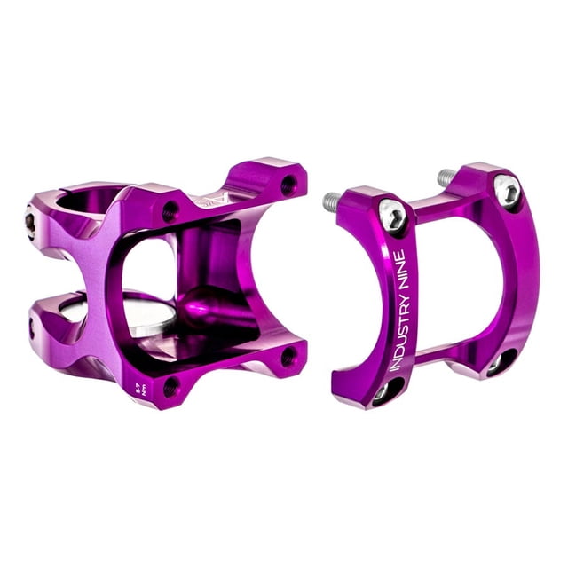 Stem, Diameter: 31.8mm, Length: 40mm, Steerer: 1-1/8'', 6°, Purple