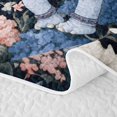 thumbnail image 5 of Manfei Bohemian Elephant Quilt Full 3-Piece,Spring Garden Full Bedspread Sets,1 Coverlet and 2 Pillowcases, 5 of 7