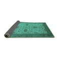 thumbnail image 2 of Ahgly Company Indoor Rectangle Oriental Turquoise Blue Industrial Area Rugs, 8' x 12', 2 of 4