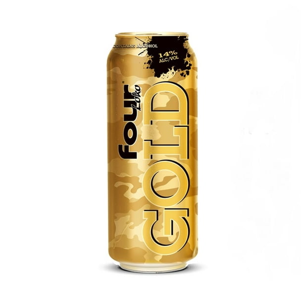 Four Loko Gold Beer 23 5 Fl Oz Walmart Com Walmart Com