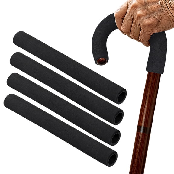 4pcs Cane Handle Cushion and Grip Cover, Padded Foam Cane Hand Grip, Cane Grip Covers 22 Mm