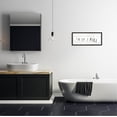 thumbnail image 2 of Stupell Industries I'm On A Roll Bathroom Graphic Art Black Framed Art Print Wall Art, Design by Natalie Carpentieri, 2 of 7