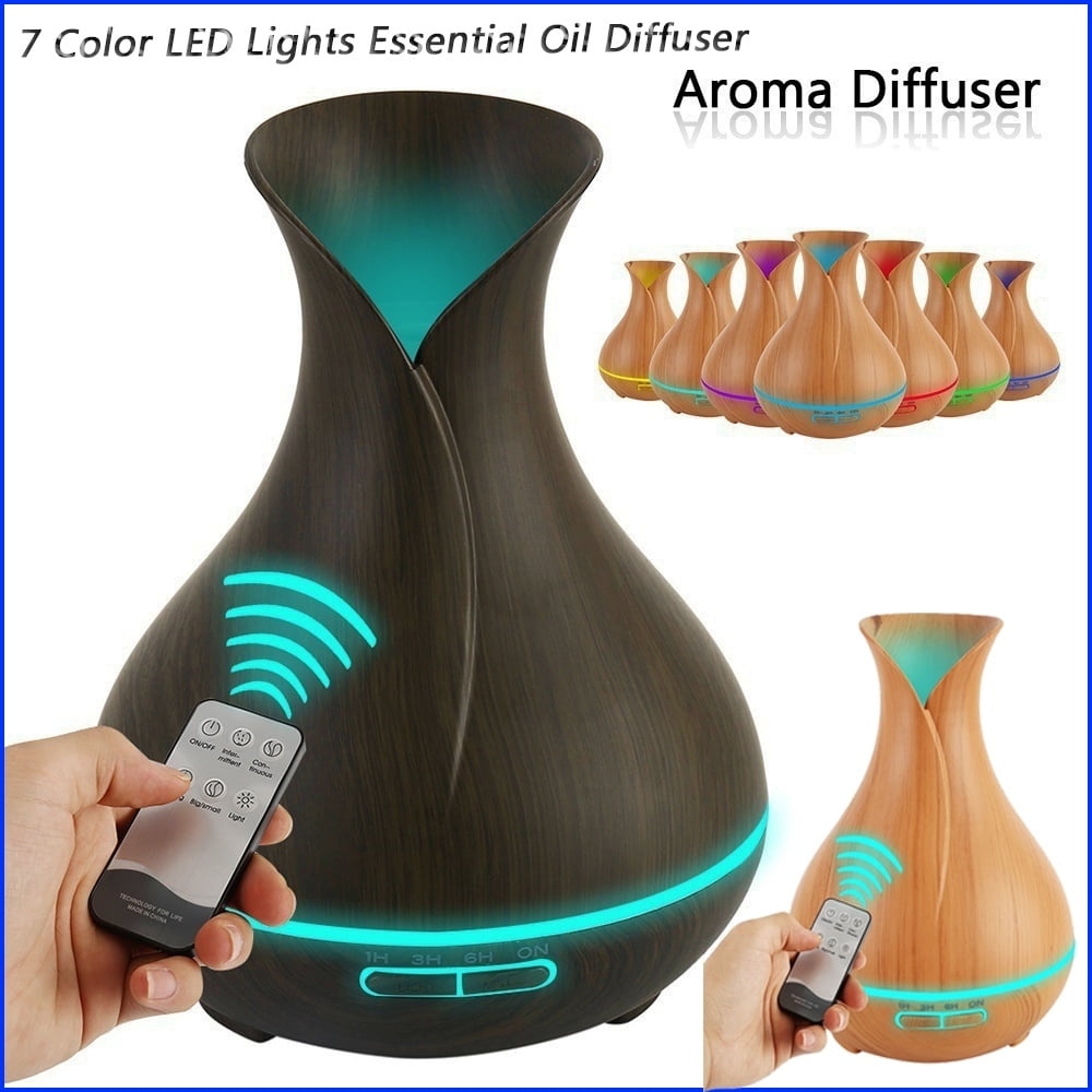 Ultrasonic 550ml Humidifier Aromatherapy Remote Control Oil Diffuser