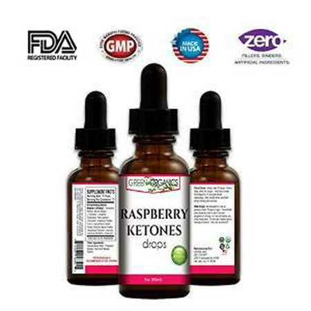 Potent Raspberry Ketone Drops 250mg - Raspberry Ketones Liquid Formula for Weight Loss - Made From Real Raspberries - Most Potent Raspberry Ultra