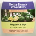 thumbnail image 2 of Better Homes & Garden Bergamot & Sage Aromatherapy 9.5oz Jar Candle, Yellow, 2 of 5
