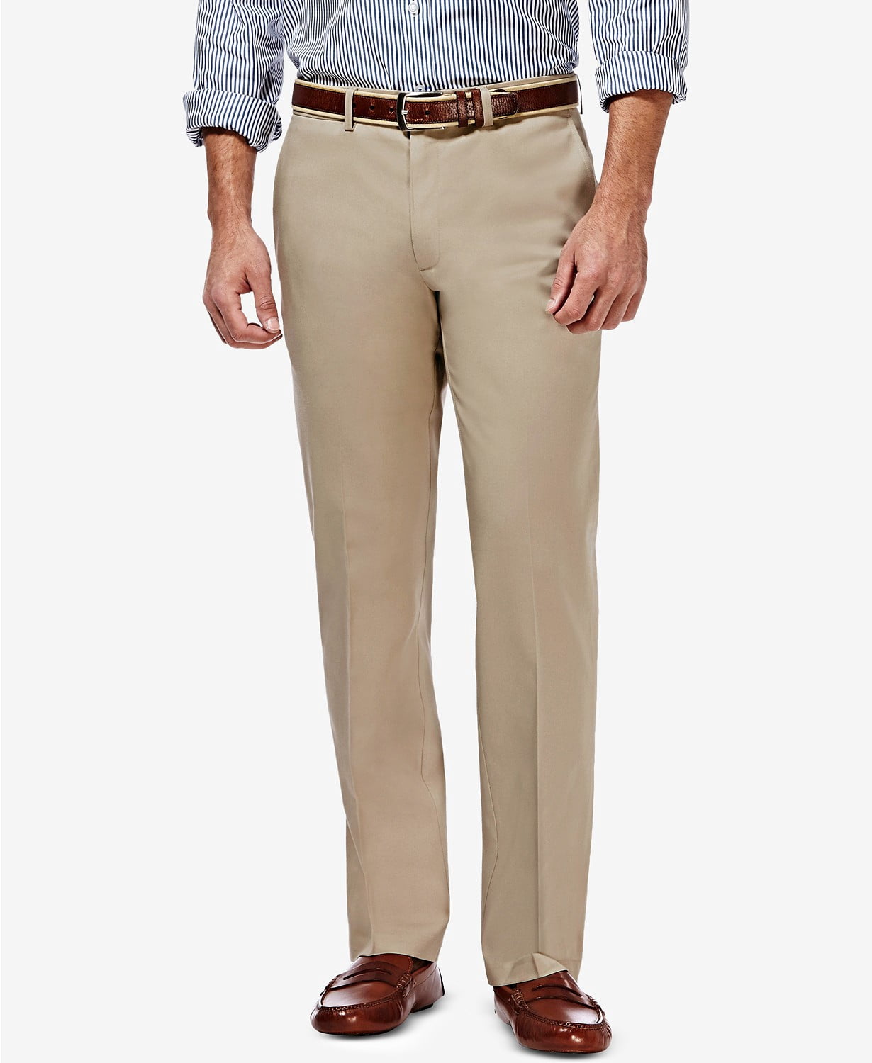 Haggar - Mens Pants 42x32 Straight Fit 