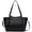 C06-balck-9848, variant on GAEKEAO Tote Bag for Women Work with Zipper Vegan Leather Ladies Travel Shoulder Bags Purses and Handbags Casual Weekender