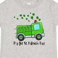 thumbnail image 4 of Inktastic My 1st St. Patrick's Day Green Fire Truck with Clovers Boys or Girls Baby T-Shirt, 4 of 5