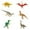 D, variant on KOYPTL Colorfull Plastic Dinosaurs Figurine Model Toys,6ct Dinosaur Figures for Toddlers Ages 3+,Kids Dino Themed Birthday Party Supplies Cake Topper Decorations Christmas Stocking Stuffers Gift
