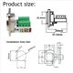 thumbnail image 4 of Adaptador de Terminal de Tornillo de Montaje en Panel RJ45 de 10 Piezas, Conector de Montaje en Panel Hembra RJ45/8P8C, Extensor de Terminal Sin Soldadura RJ45, 4 of 5