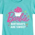 thumbnail image 3 of Barbie - Barbie Birthdays Are Sweet - Toddler And Youth Girls Short Sleeve Graphic T-Shirt, 3 of 5