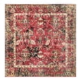thumbnail image 3 of Unique Loom Saturn Collection Area Rug - Ion (5' 3" Square Burgundy/Cream), 3 of 7