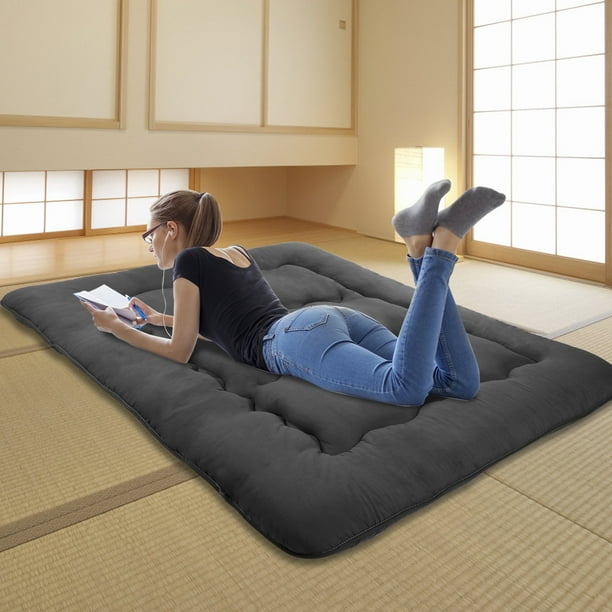 Japanese Floor Mattress, Futon Mattress, Foldable & Portable, Roll Up