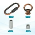 thumbnail image 3 of 1 Pack M10 Lifting Eye Nut Kit, Bolt Screw Ring, 132 lbs Red Bronze, 3 of 7