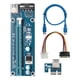 thumbnail image 2 of Soporte de GPU vertical de 60 cm con conector Molex para actualización de placa base Tarjeta extensora de potencia PCI-E 1x a 16x, 2 of 8