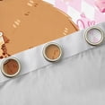 thumbnail image 4 of Erosebridal Kids Kawaii Capybara With Bubble Tea Blackout Curtains Set of 2 (52x84 Each),Boys Girls Cute Ribbon Bow Geometric Plaid Window CurtainsBreathable Home Decor, 4 of 6