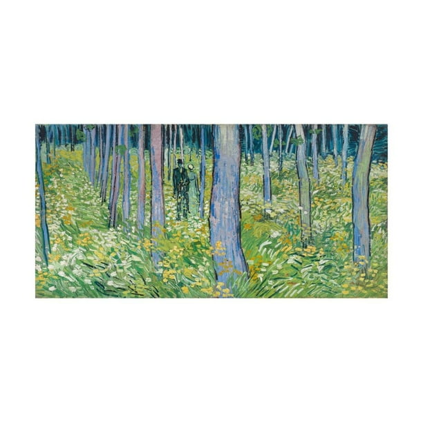 van gogh undergrowth with two figures