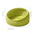 thumbnail image 3 of EGNMCR Tools&Home Improvement Rattan Bed For Indoor CatWicker House Basket With Washable Cushion And Mat For Small Indoor Cats And Dogs cat bed, 3 of 5