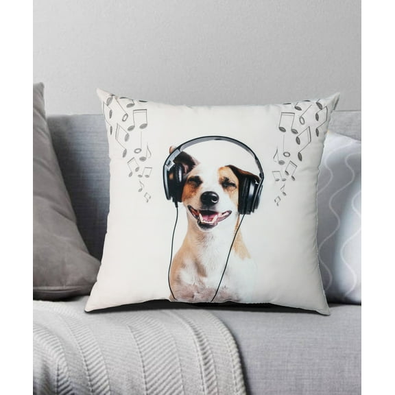 Dog Vibes Decorative Pillow 18x18