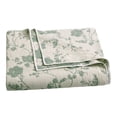 thumbnail image 5 of The Pioneer Woman Agatha Floral Gauze Quilt, Full/Queen, Green River, Reversible Bedding, 5 of 8