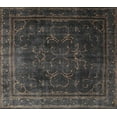 thumbnail image 1 of Ahgly Company Machine Washable Indoor Rectangle Traditional Charcoal Black Area Rugs, 3' x 5', 1 of 7